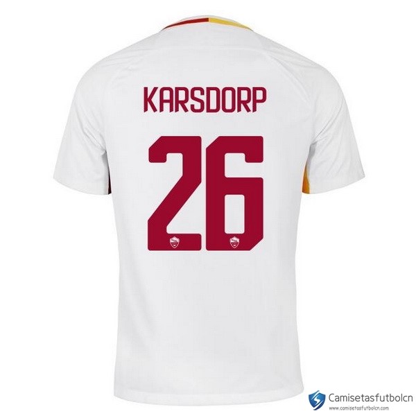 Camiseta AS Roma Segunda equipo karsdorp 2017-18